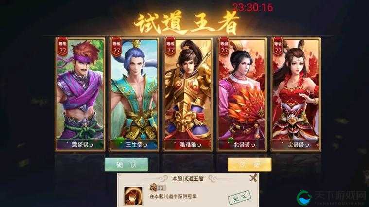 道王手游试道大会攻略大全，资源管理的艺术