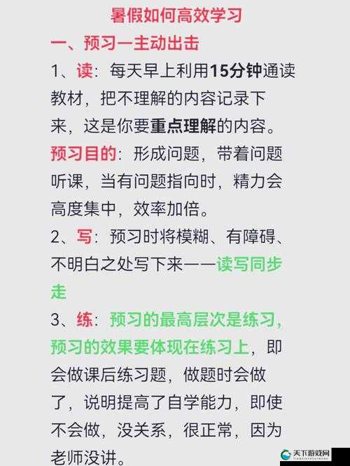 张婉莹视频暑假作业全解析：如何高效完成暑假作业并提升学习效率