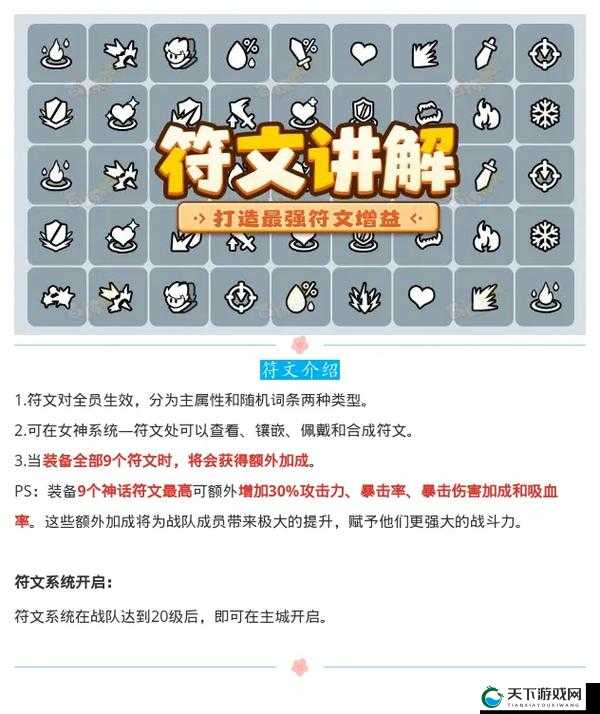 冒险战记符文系统详解