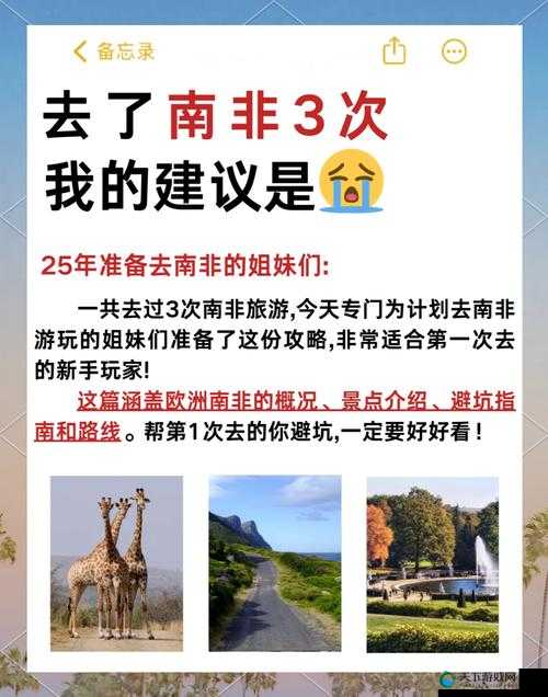 在南非旅游有哪些需要注意的禁忌？