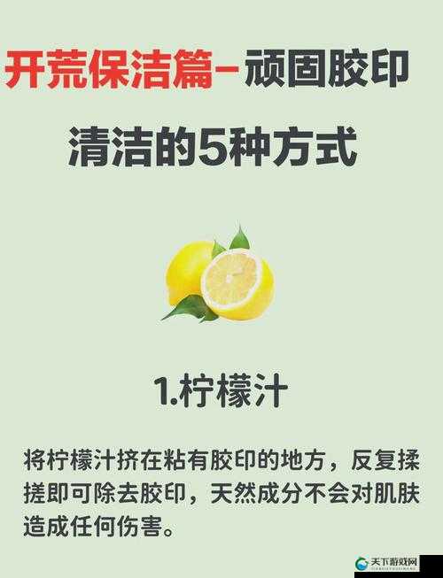 如何彻底清除黄胶？家庭清洁小妙招与专业工具推荐