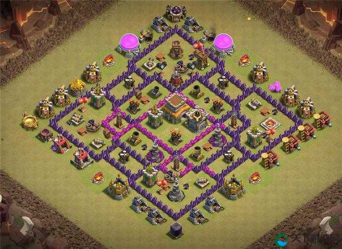 部落冲突八本菱形阵，水晶联赛专用阵型深度解析