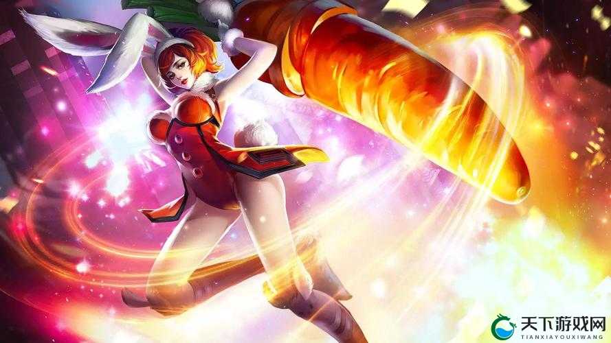 兔女郎花木兰，她的武器竟是这种美味食物？