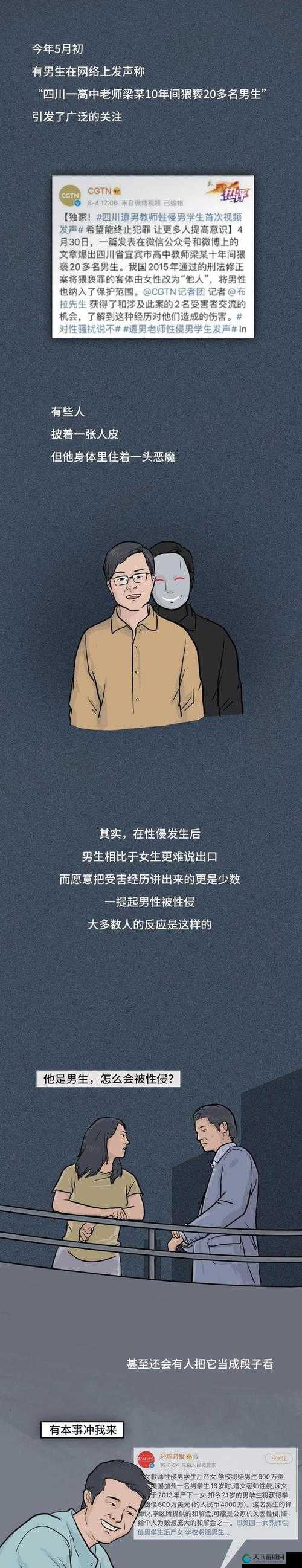 男生被男生做了什么？为何会出现这种情况？引发全网热议