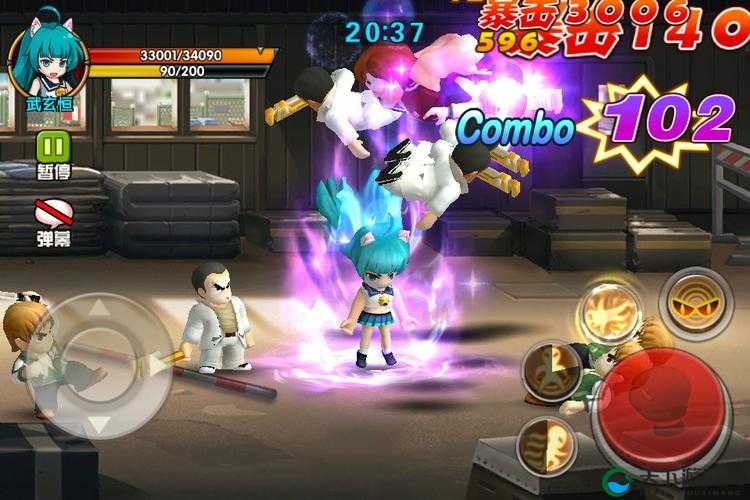 远程对攻，热血街霸3D戗炮萝莉VS电磁炮姐