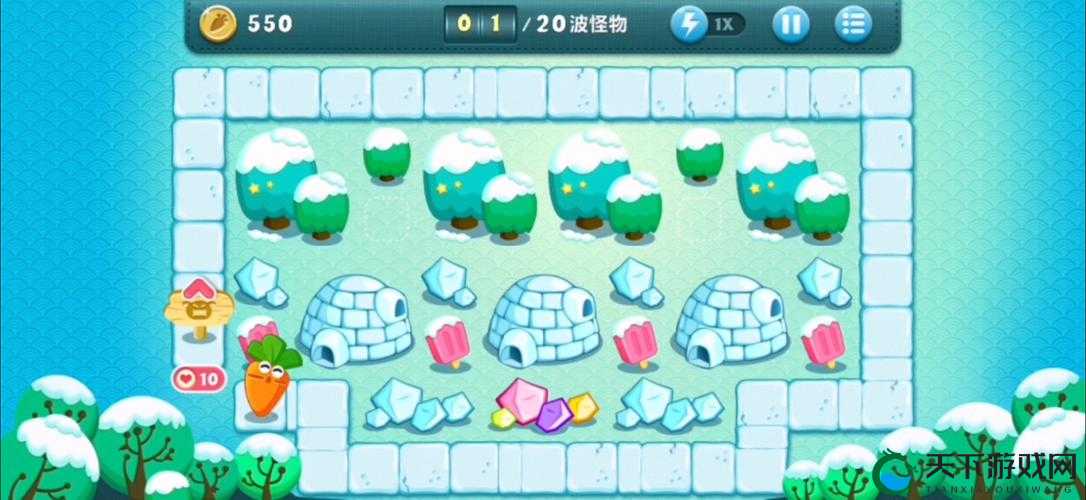 保卫萝卜2全场景道具，道具雪屋图鉴展示的资源管理艺术
