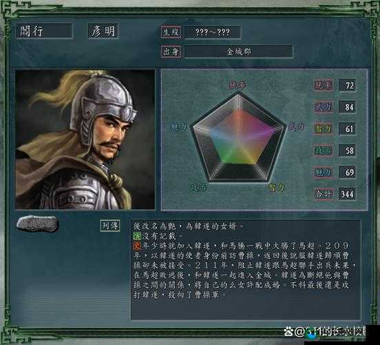 萌姬无双西凉武将韩遂深度攻略