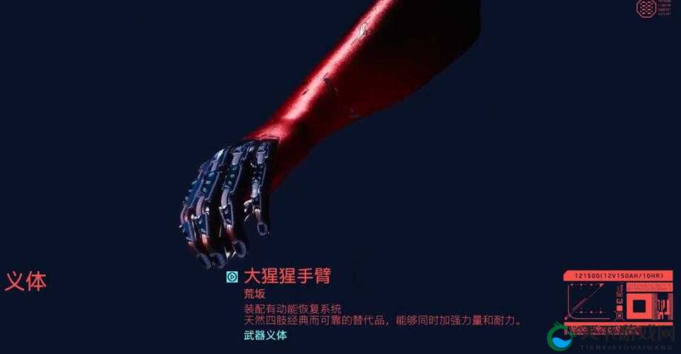 赛博朋克2077大猩猩手臂是什么？大猩猩义体改造介绍