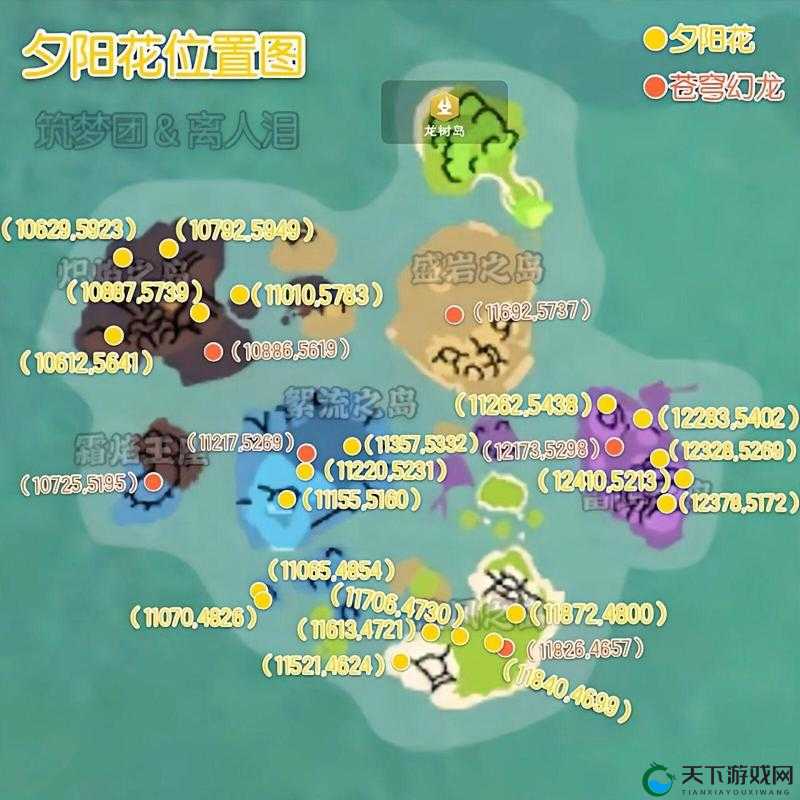 魔法夕阳花绝美坐标大公开！刷新时间+路线攻略一次搞定
