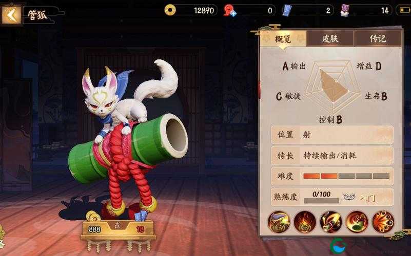 萌霸平安京的隐藏神技！管狐技能全解析，秒变战场大神！