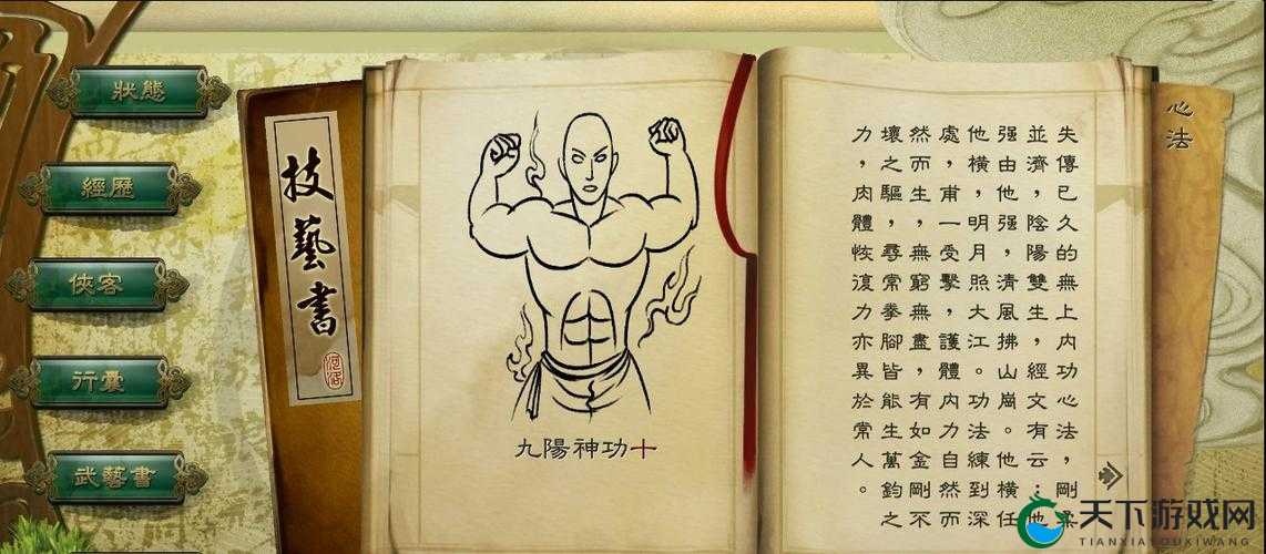 九阳神功获取必看！侠客风云传前传隐藏武功全攻略