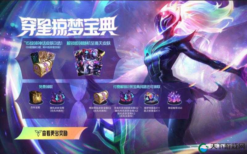 穿星掠梦宝典奖励全曝光！看到最后一层皮肤我直接破防了